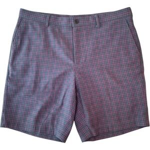 Vintage Polo Golf Ralph Lauren Shorts Mens 40 Purple Teal Plaid Madras Preppy